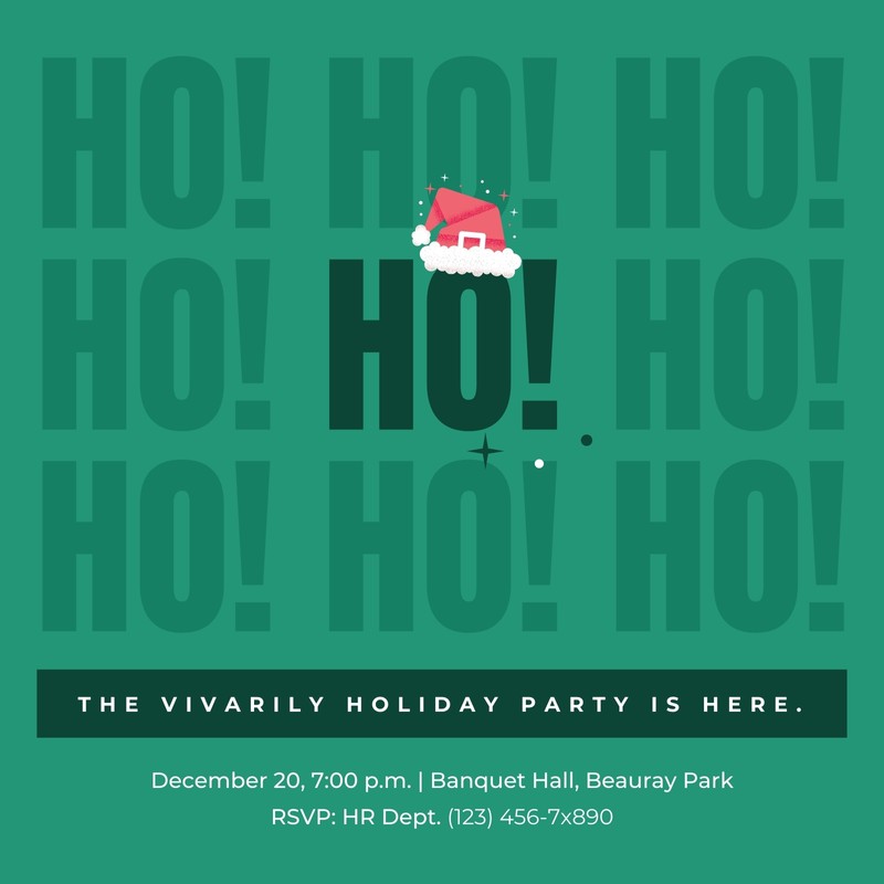 Free, printable, customizable Christmas invitation templates | Canva