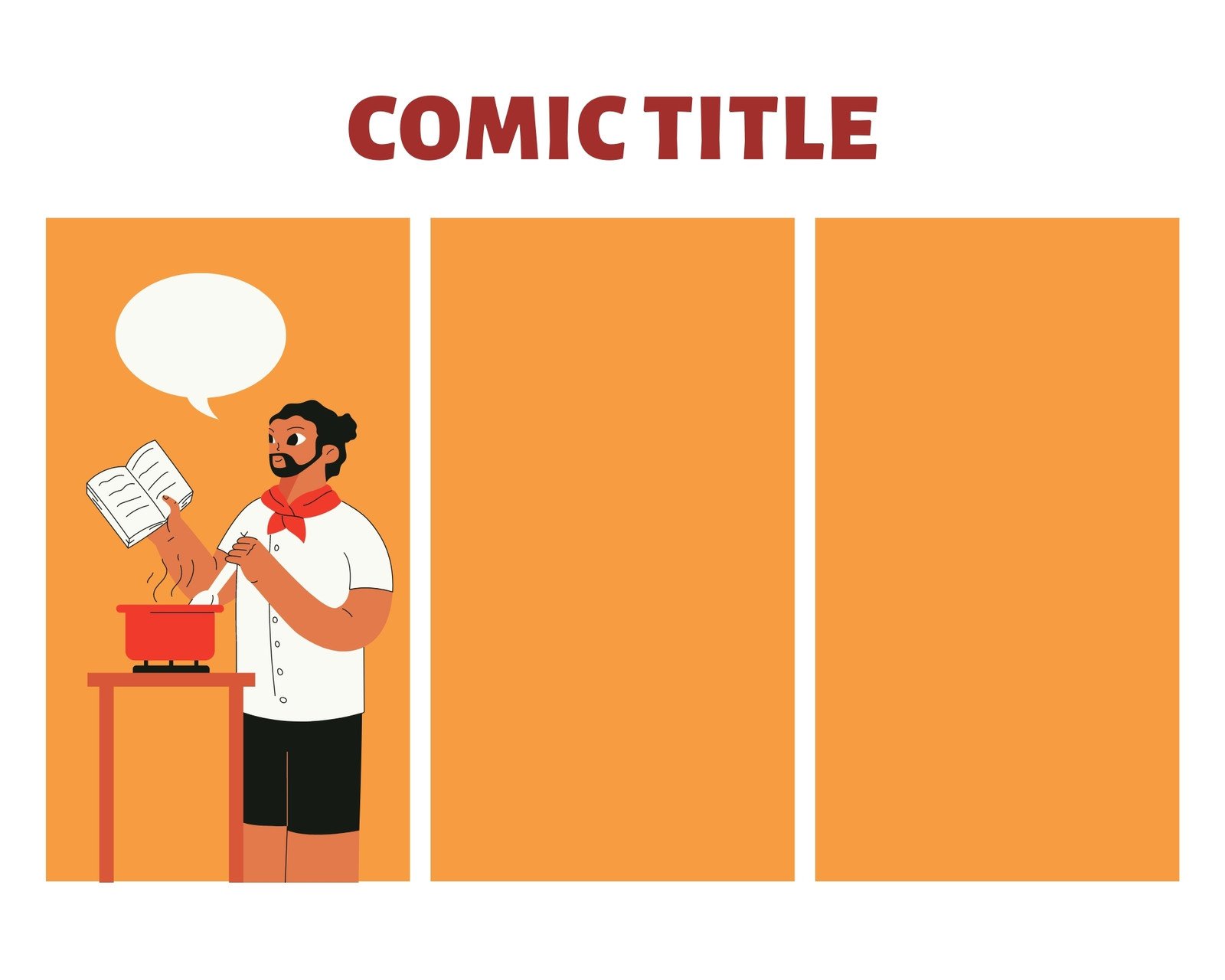 Free printable comic strip templates you can customize