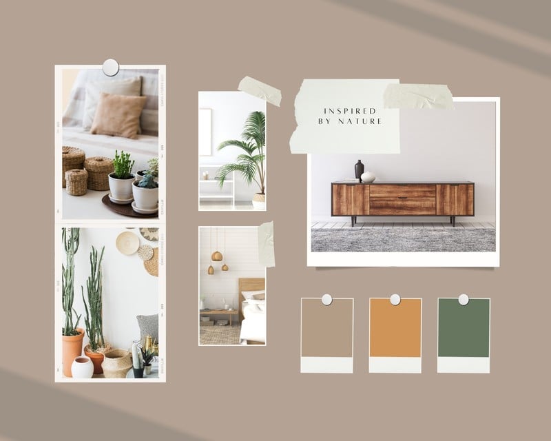 Free custom printable interior design photo collage templates | Canva