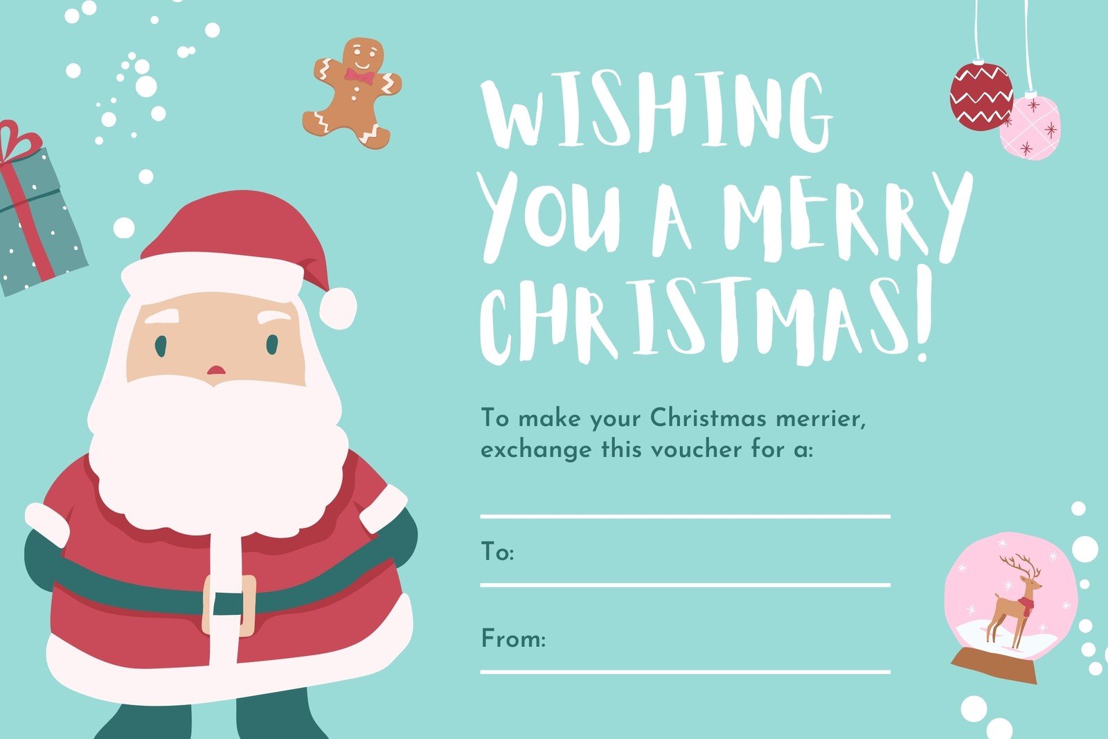 Free Christmas Gift Card Template Printable Printable Templates Free