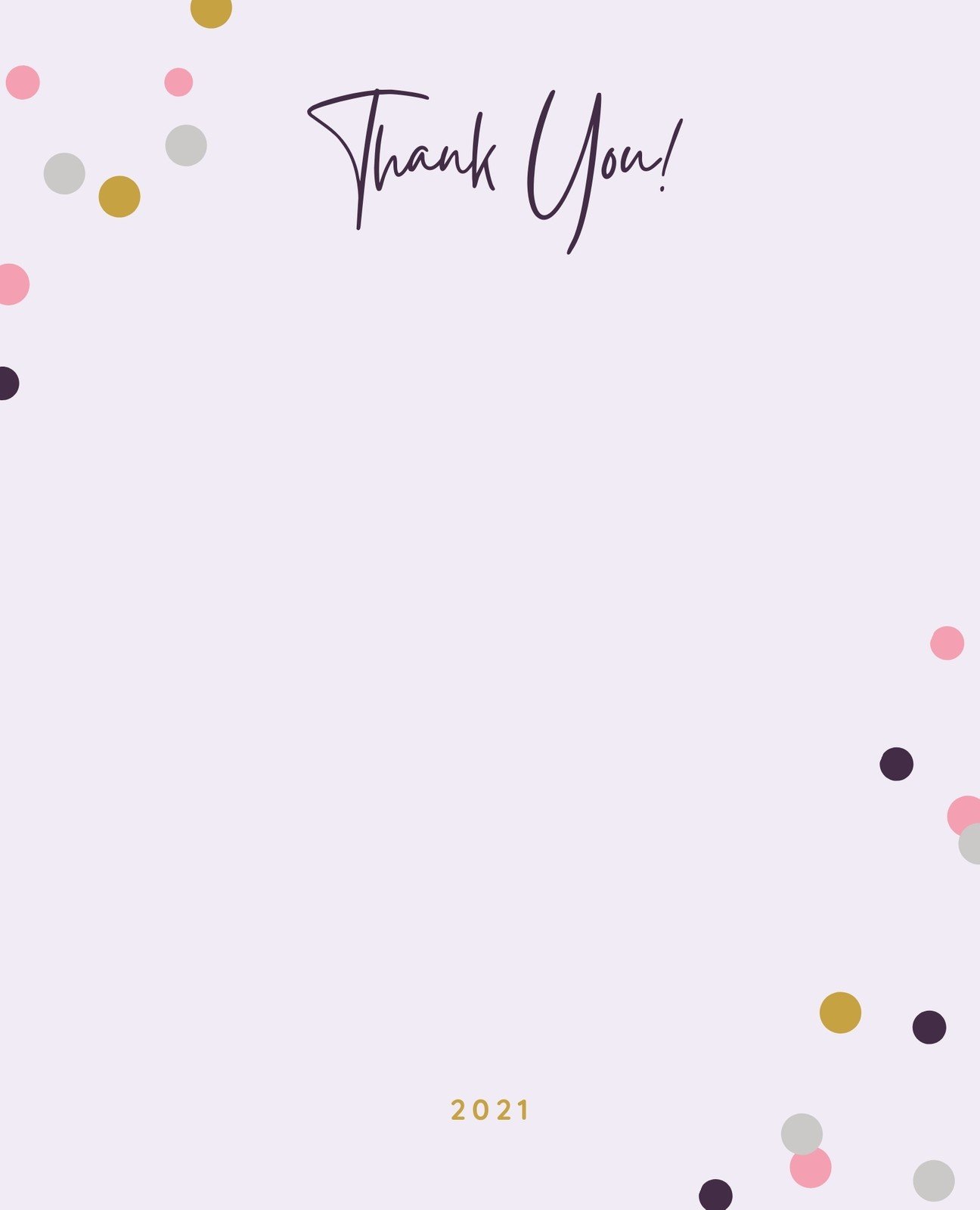 Printable, customizable thank you card templates  Canva Throughout Thank You Note Cards Template