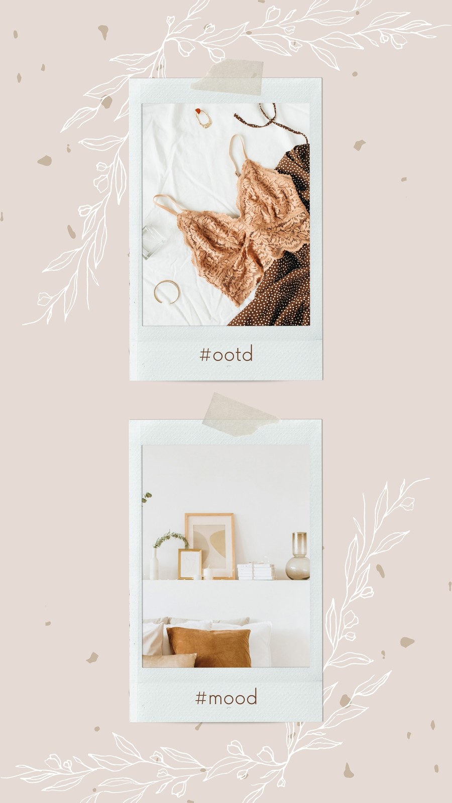 Free and customizable polaroid templates