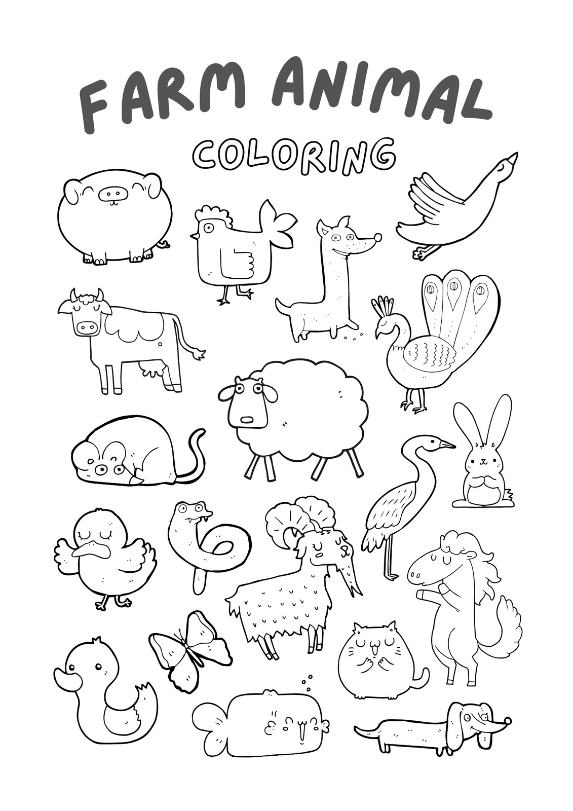 Page 4 - Free and customizable coloring templates
