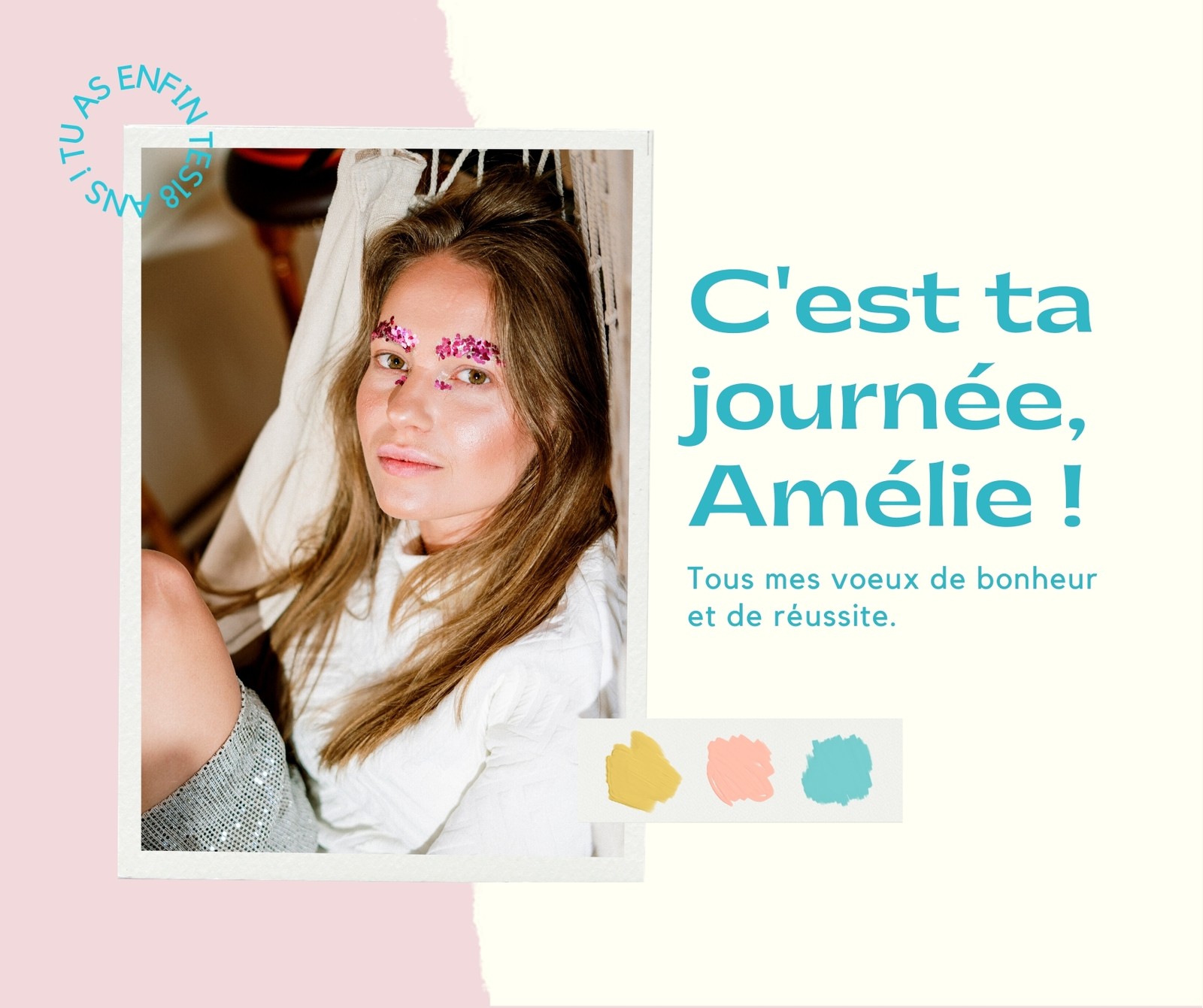 Cartes D Anniversaire Sur Facebook Modeles Gratuits Canva