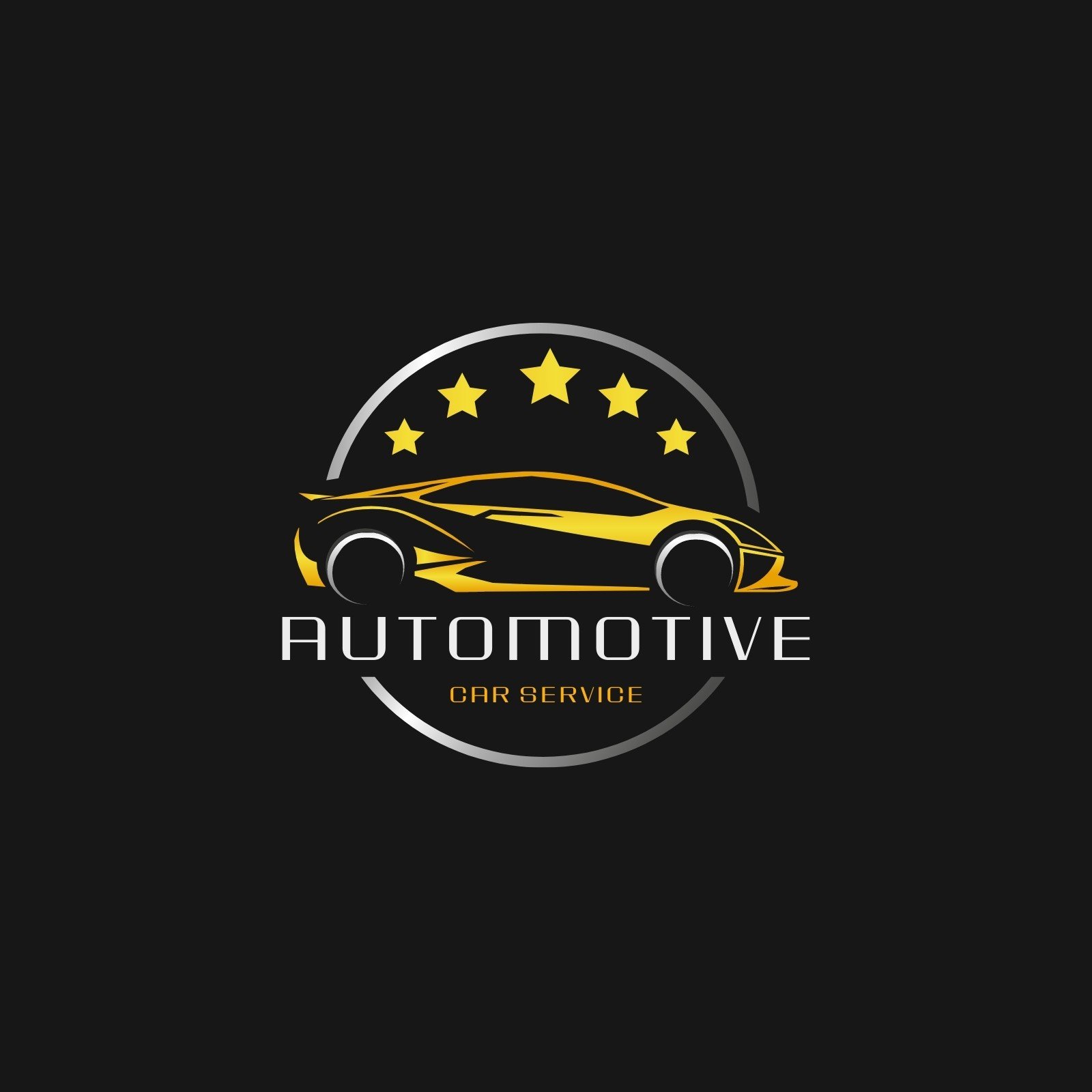 Minimalist Automotive Car Service Logo