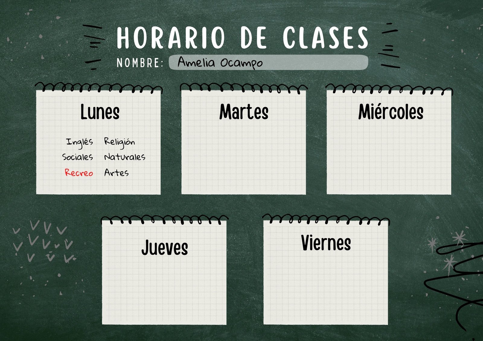 Web Para Hacer Horarios Plantillas para crear tu horario de clases gratis | Canva