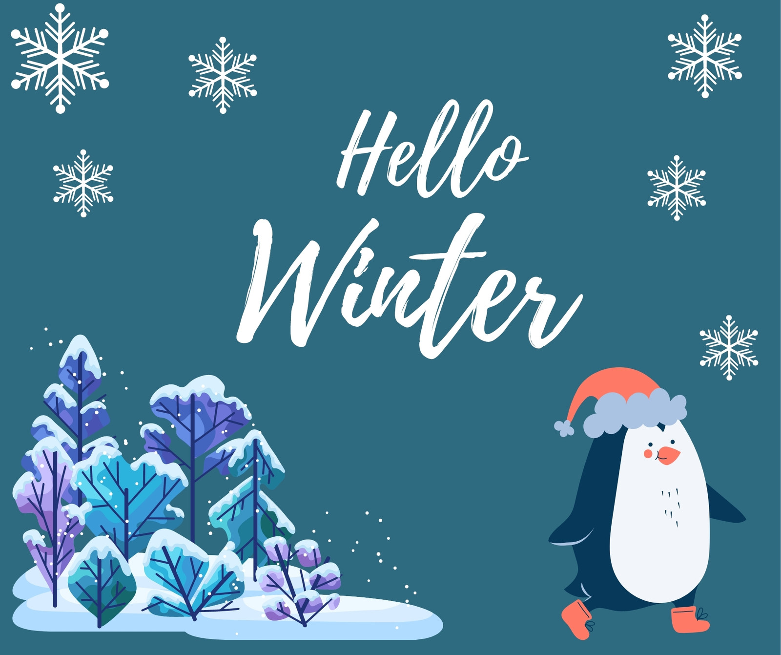 Page 7 - Free and customizable winter templates