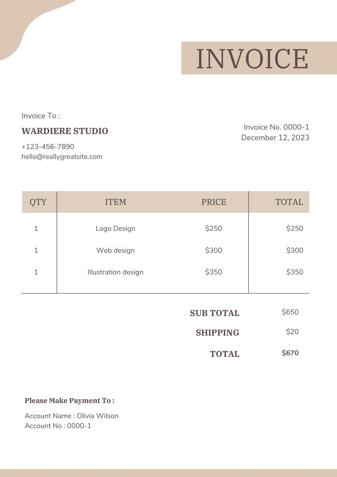 free printable professional invoice templates to customize canva