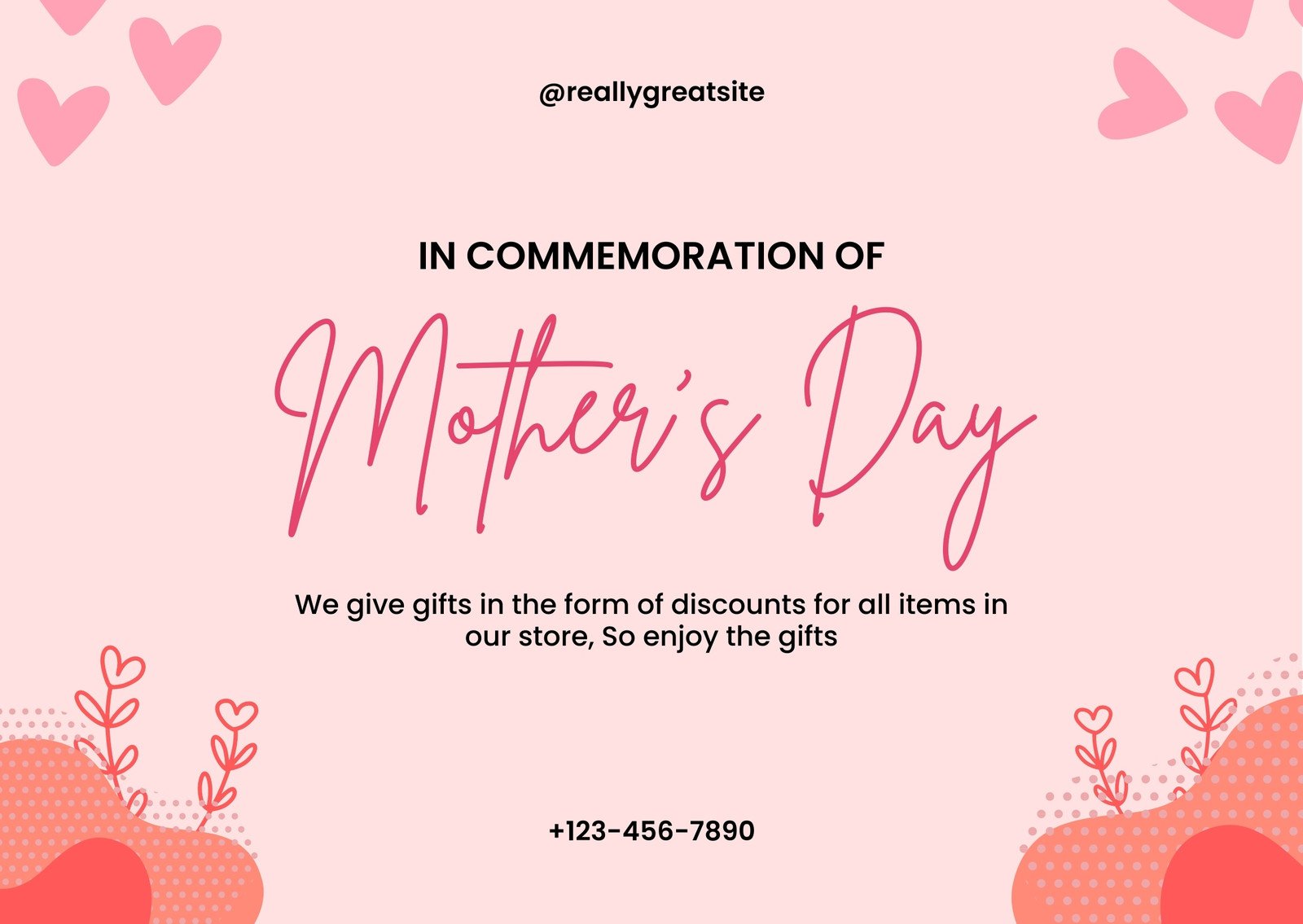 Mother's Day Gift Voucher, Surprise Gift for Mom Certificate Template, –  Cute Party Dash