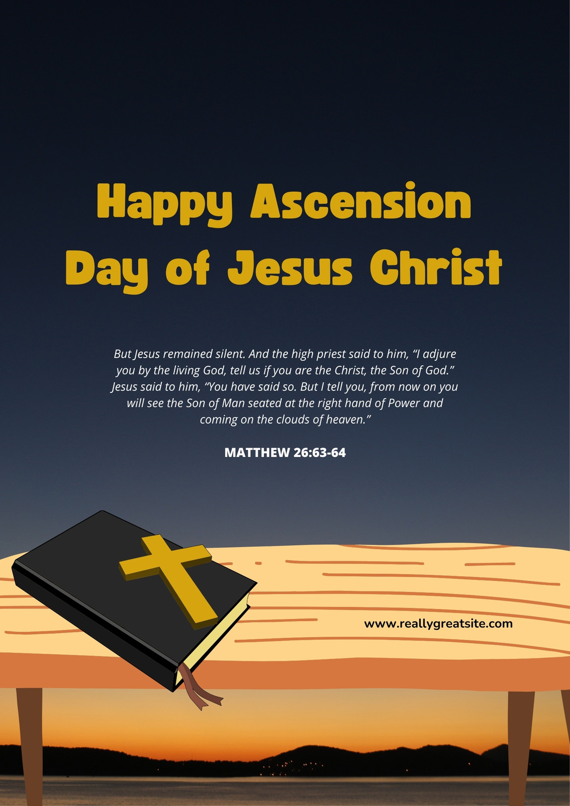 Ascension Day of Jesus Christ (Poster)