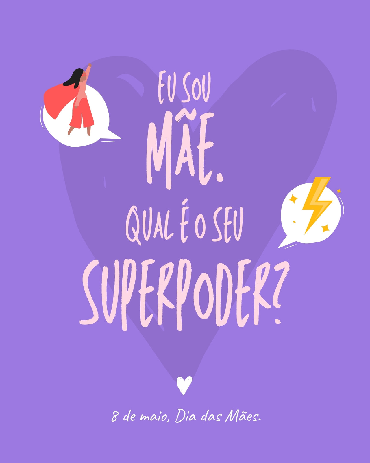 Marcador de livros  O teu super puder é seres Mulher – Personalize