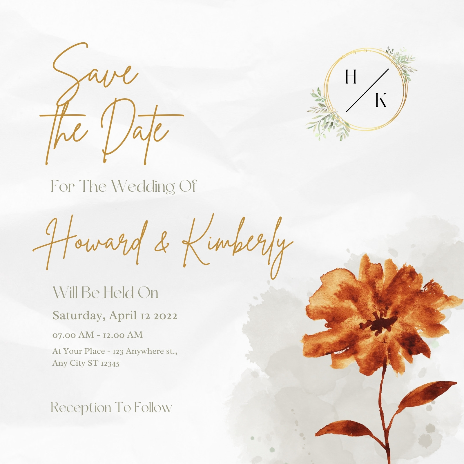 Wedding Invitations for Wedding Planners - 4 Customizable Canva