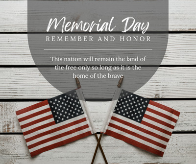 Free and customizable memorial day templates