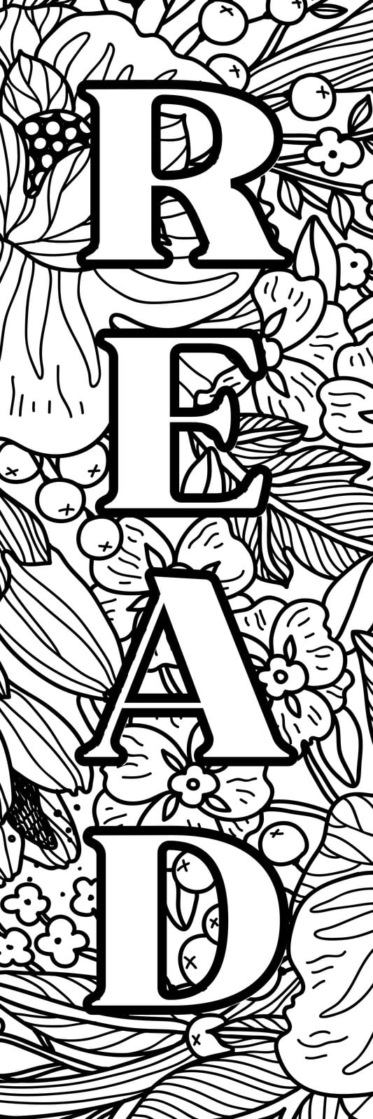 Flower Bookmark Coloring BooK: Bookmarks to Color and Share