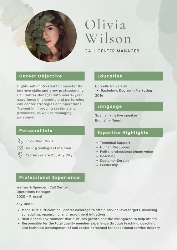 Free Infographic Resume Templates - 100% Customizable | Canva