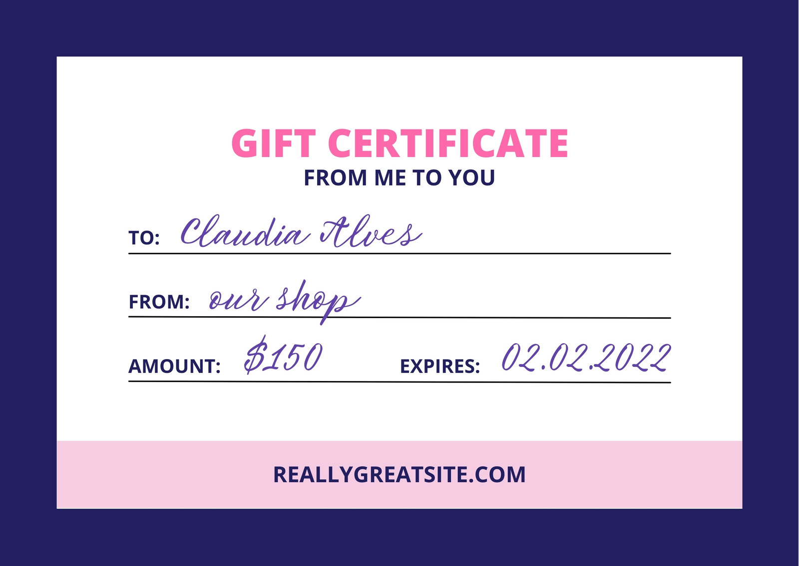 Download Printable Free Gift Certificate Templates - MotoPress