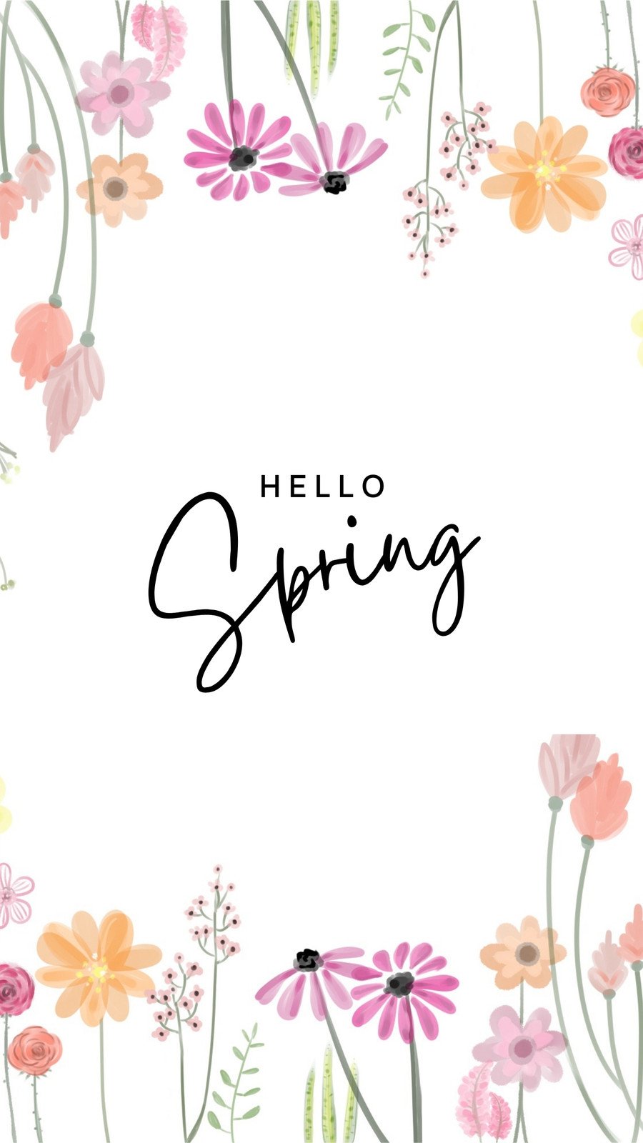 Free and customizable spring templates