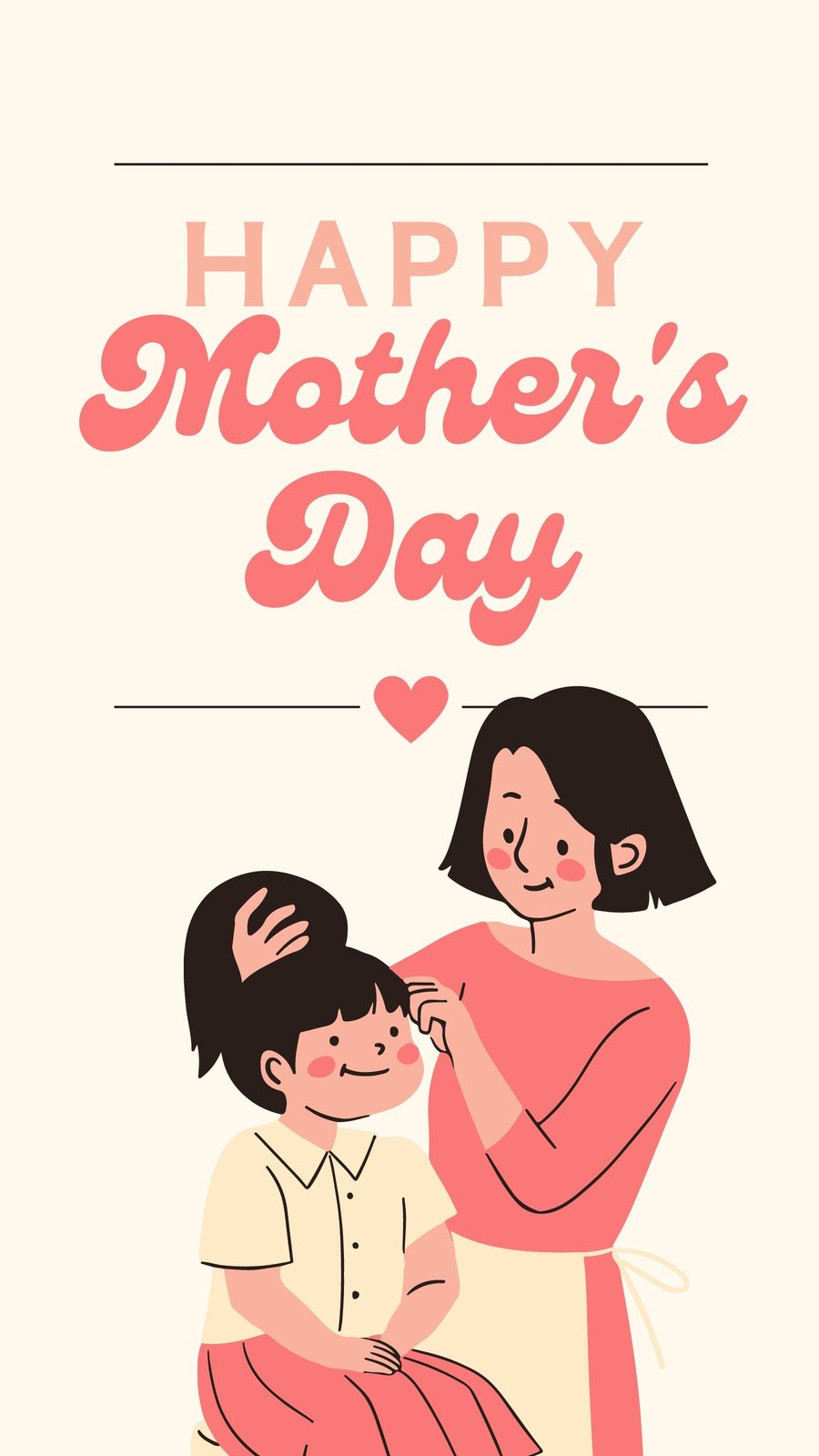 Free and customizable mothers day templates