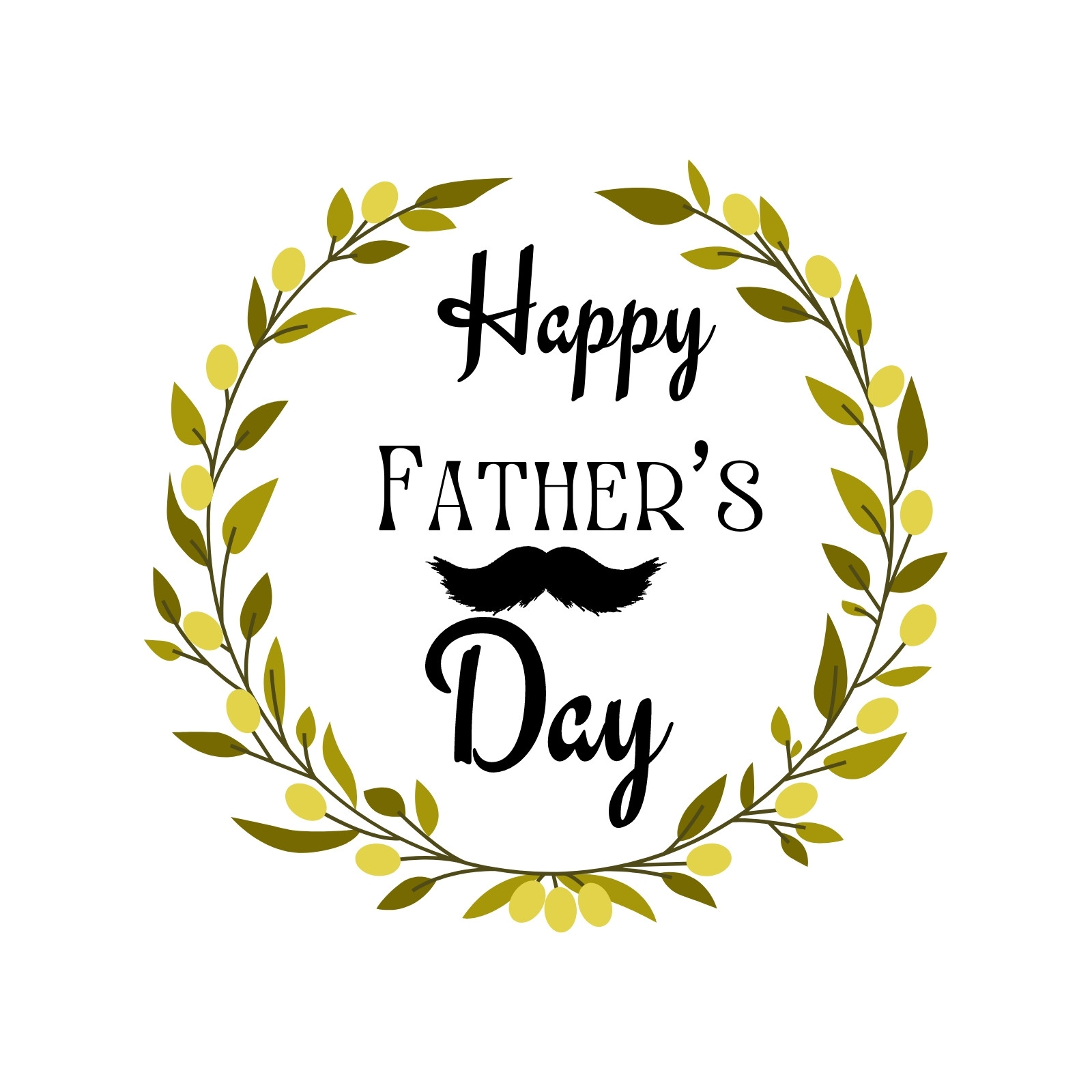 Happy father's day logo design vector Stock Vector | Adobe Stock