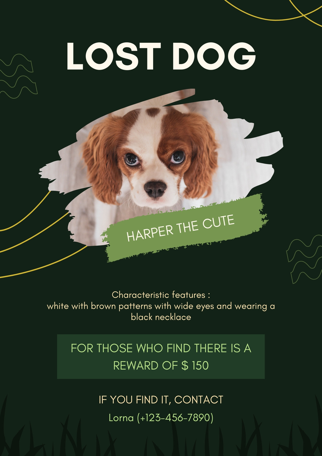 Free, printable, customizable lost dog flyer templates | Canva