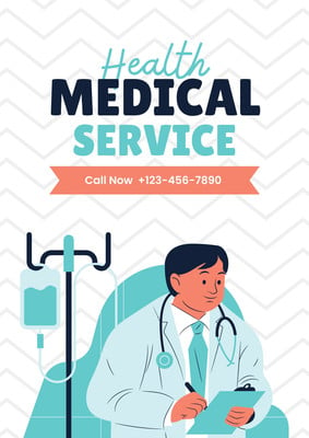 clinic poster design