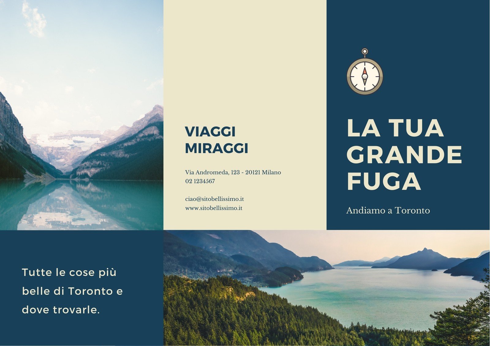 Brochure Di Viaggio: Modelli Gratis Opuscoli Viaggio | Canva
