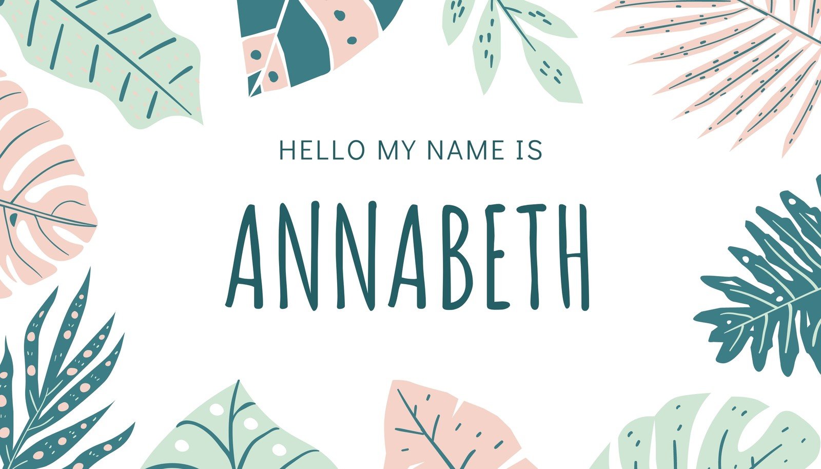 Free Printable Customizable Name Templates Canva