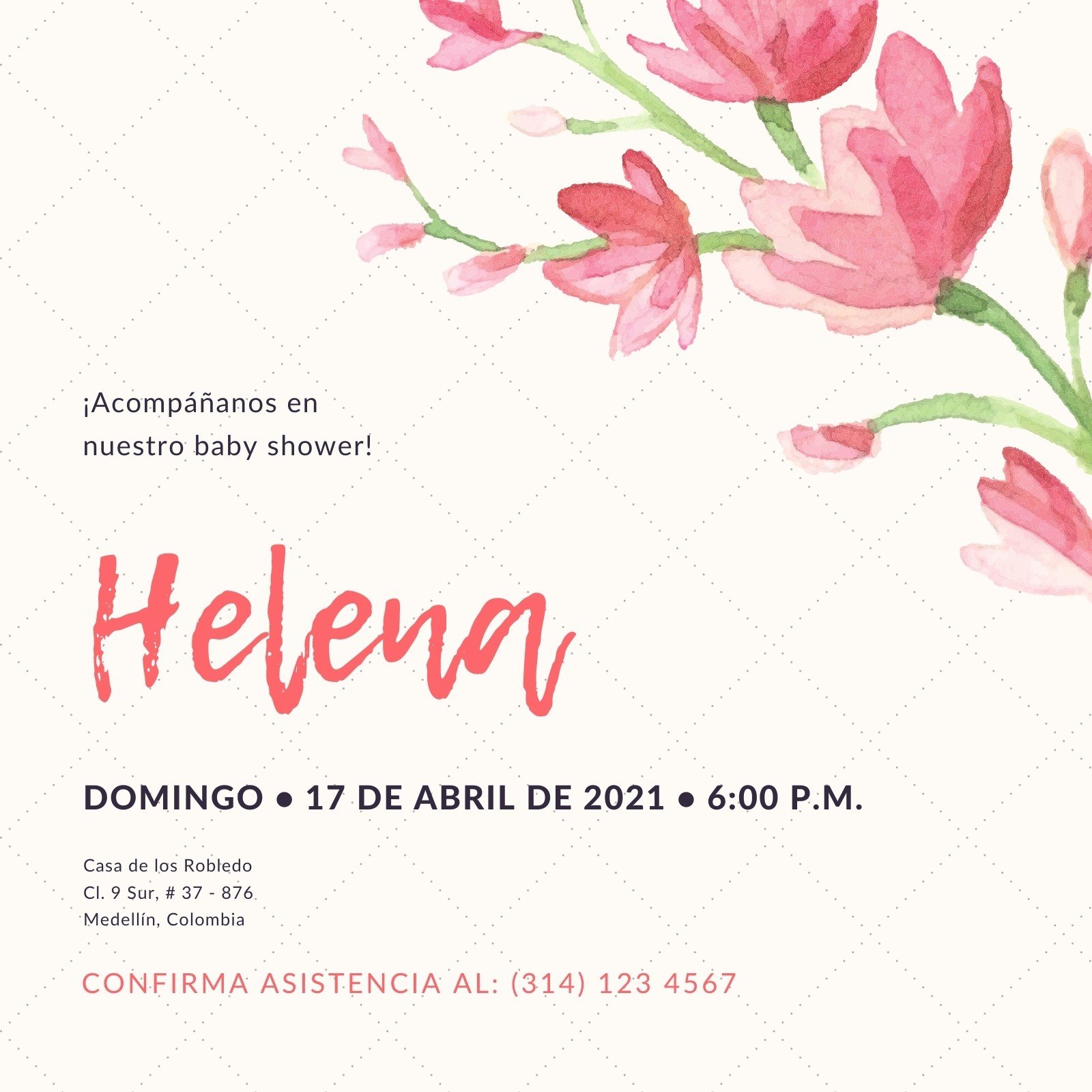 Plantillas de invitaciones para baby shower gratis para editar  Canva