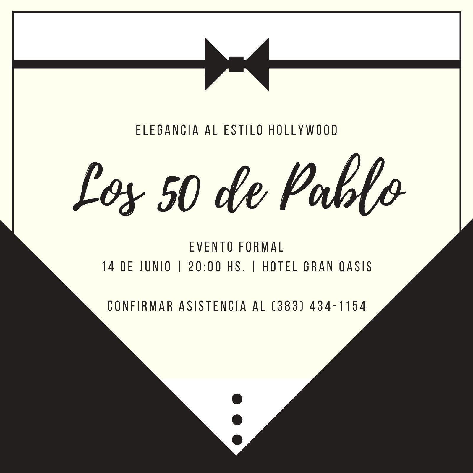 Tarjetas de invitación de cumpleaños número 50 con sobres, tarjetas de  invitación clásicas doradas para rellenar la fiesta de cumpleaños en  blanco