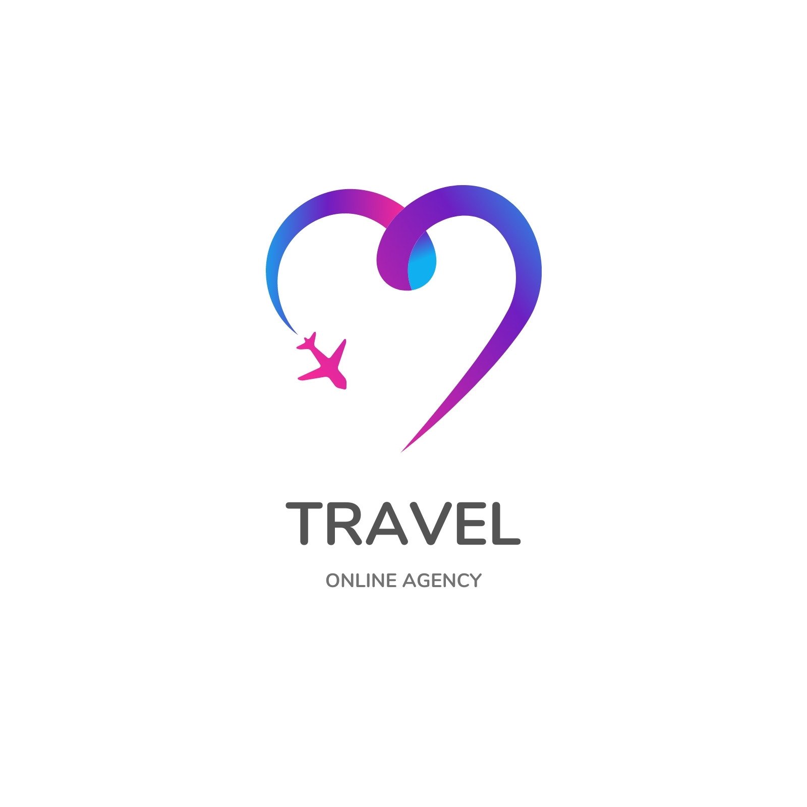 Air Travel Agency Logo Clipart