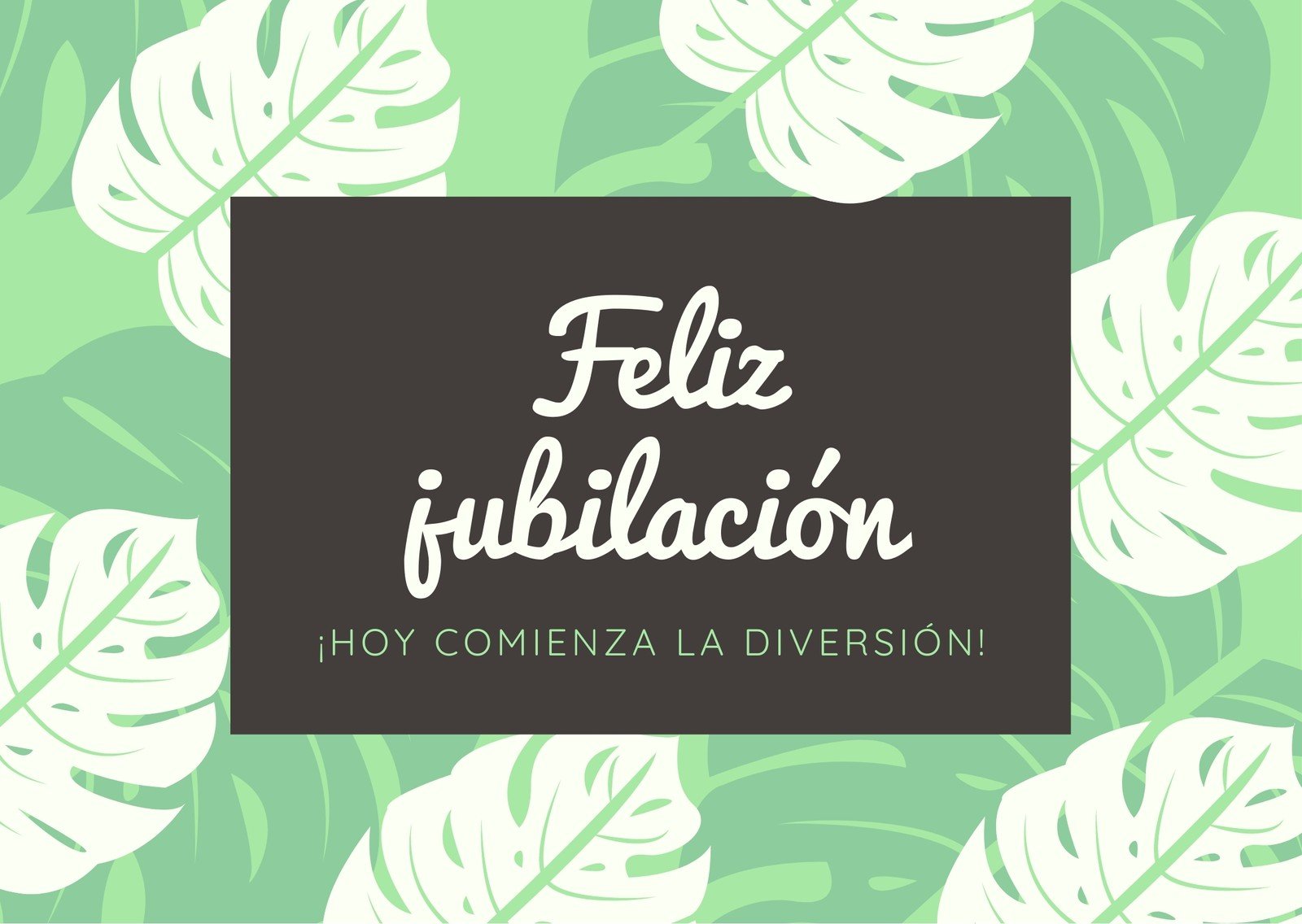 Plantillas para tarjetas de jubilación gratis