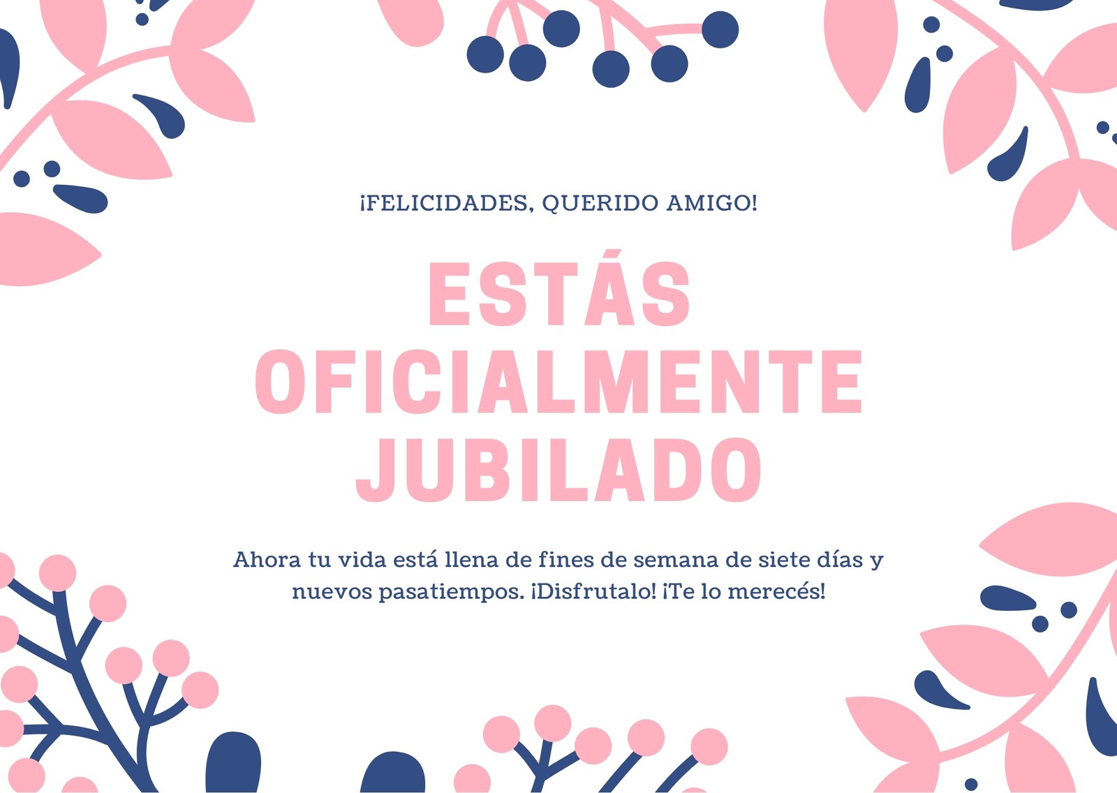 Explor Nuestras Plantillas De Tarjetas De Jubilaci N Canva