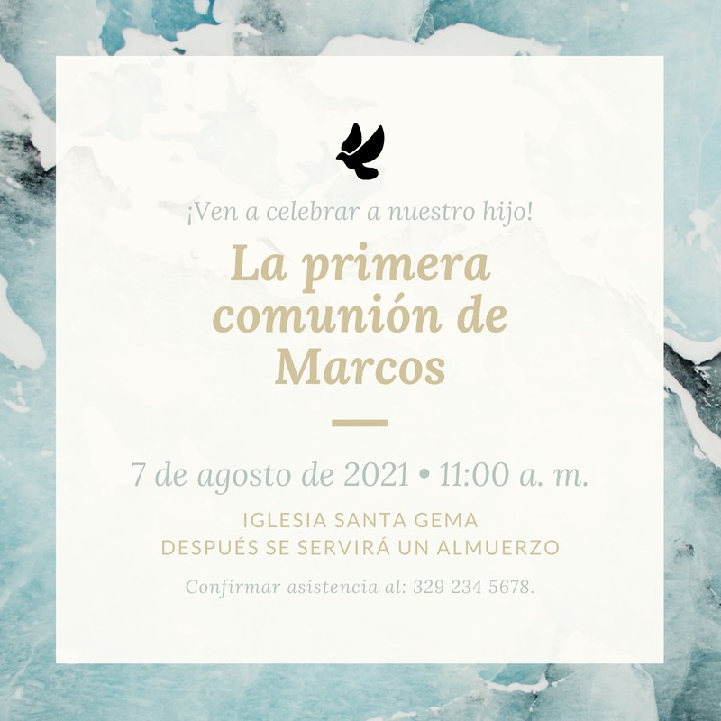 Primera Comunion Invitacion, Primera Comunion Nino, Communion Invitation  Spanish, Invitaciones Comunion, Invitacion Corona Imprimible 