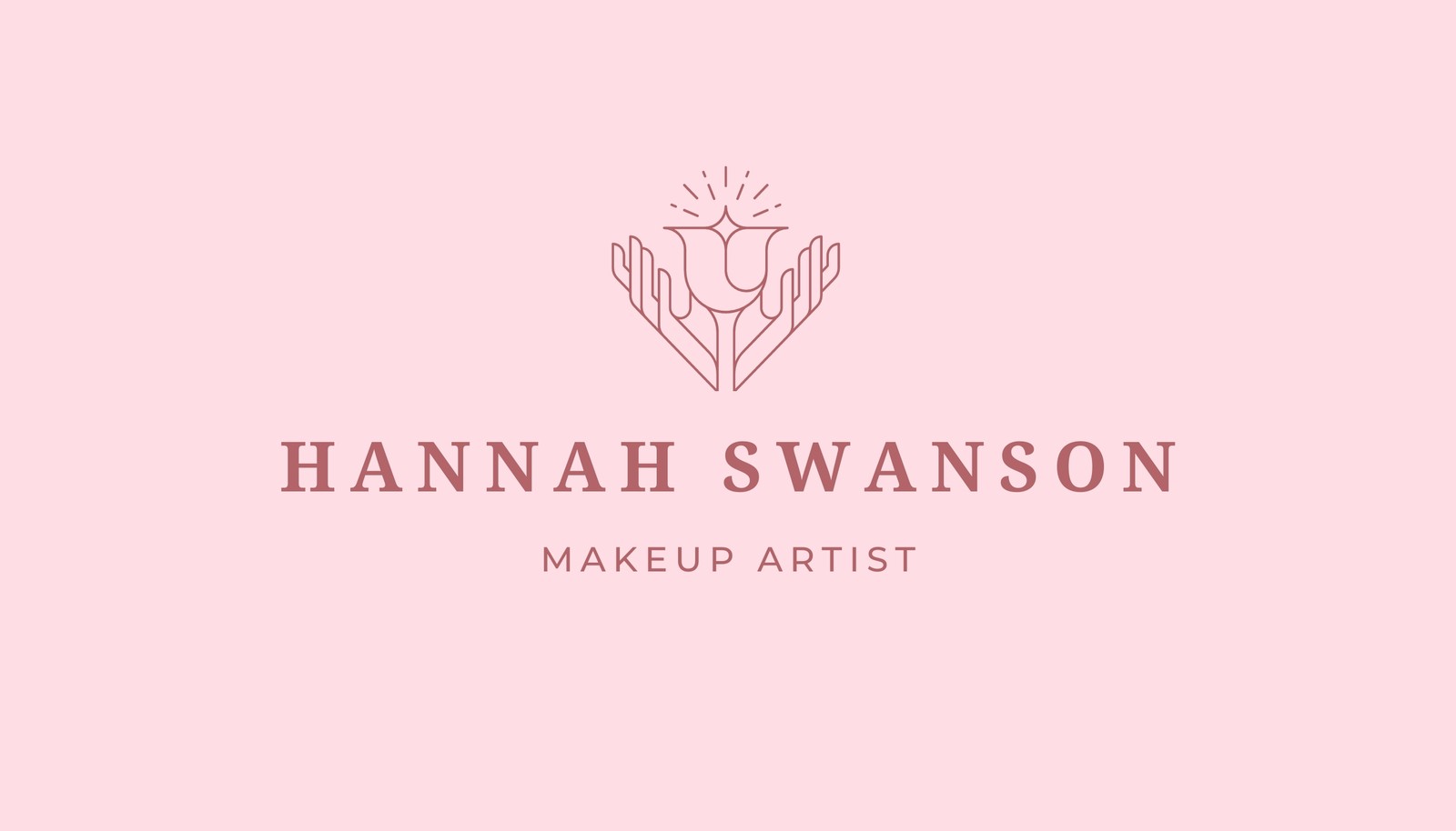 Artist Business Card - Makeup Artist Business Card Template Royalty Free Vector / Hand drawn beautiful young woman face sketch.