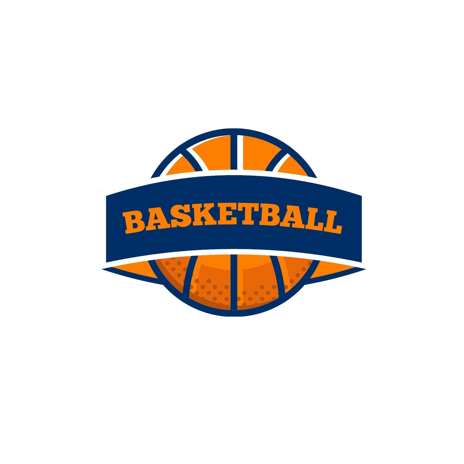 Basketball Logo Design Vector