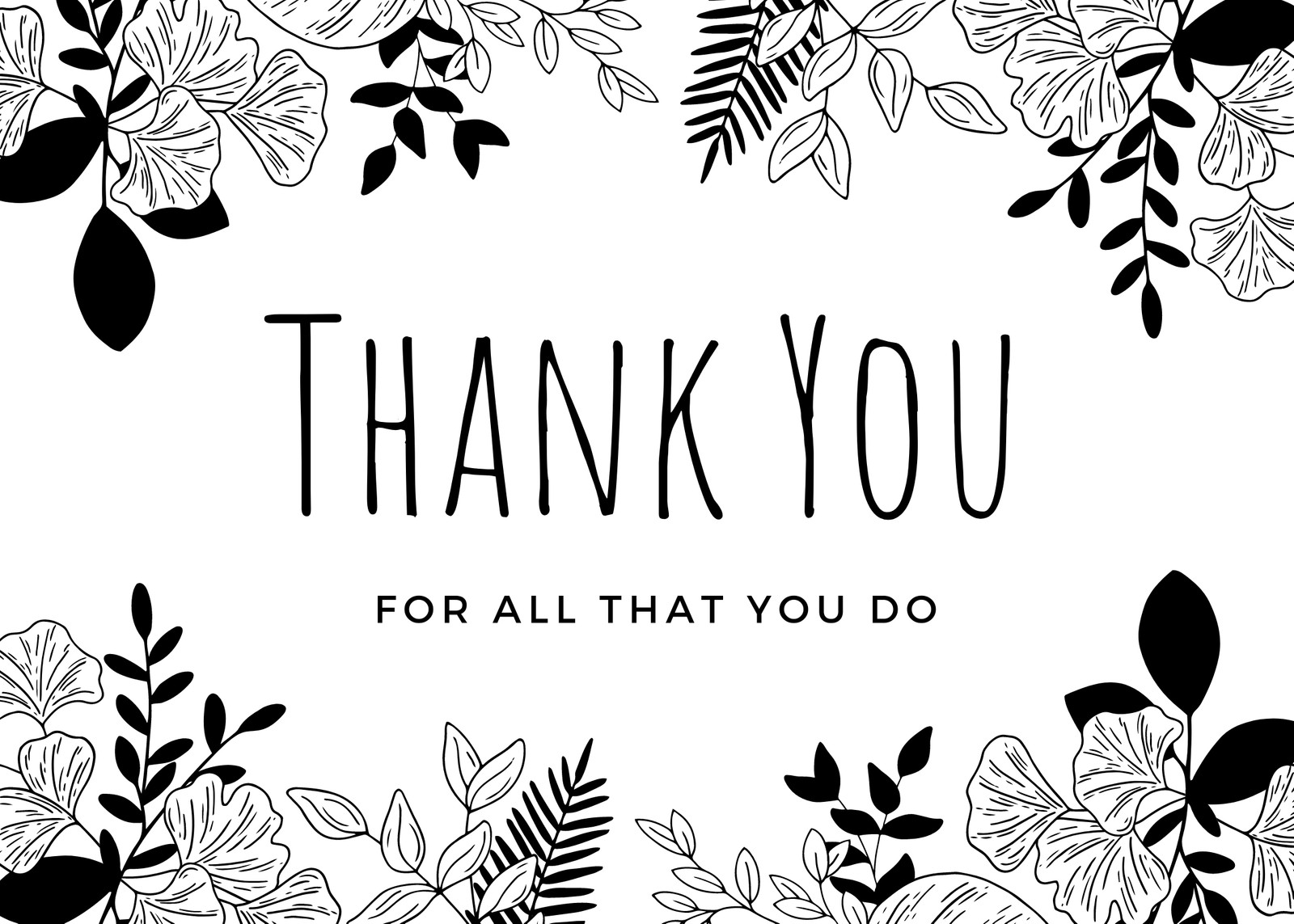 Page 3 Printable, customizable thank you card templates Canva