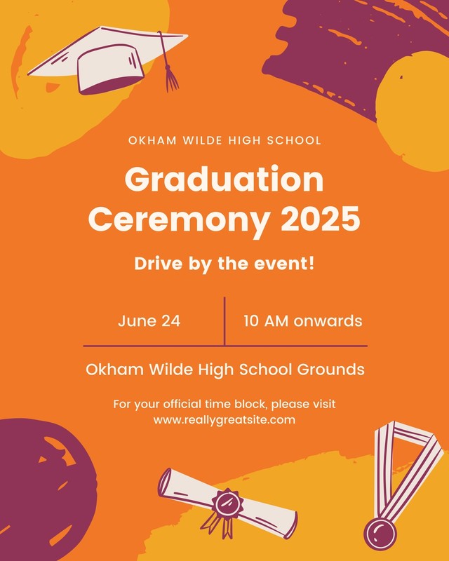 Free Printable Customizable Graduation Poster Templates Canva 9678