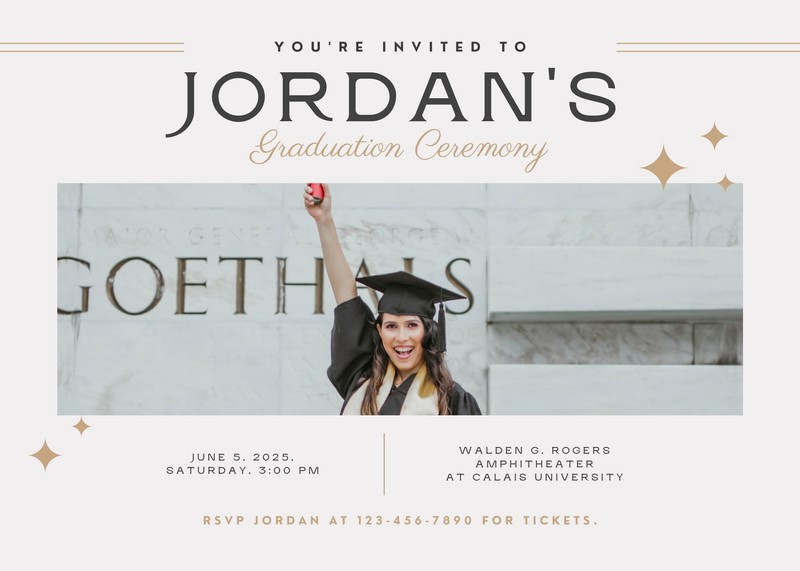 Free custom printable graduation invitation templates | Canva