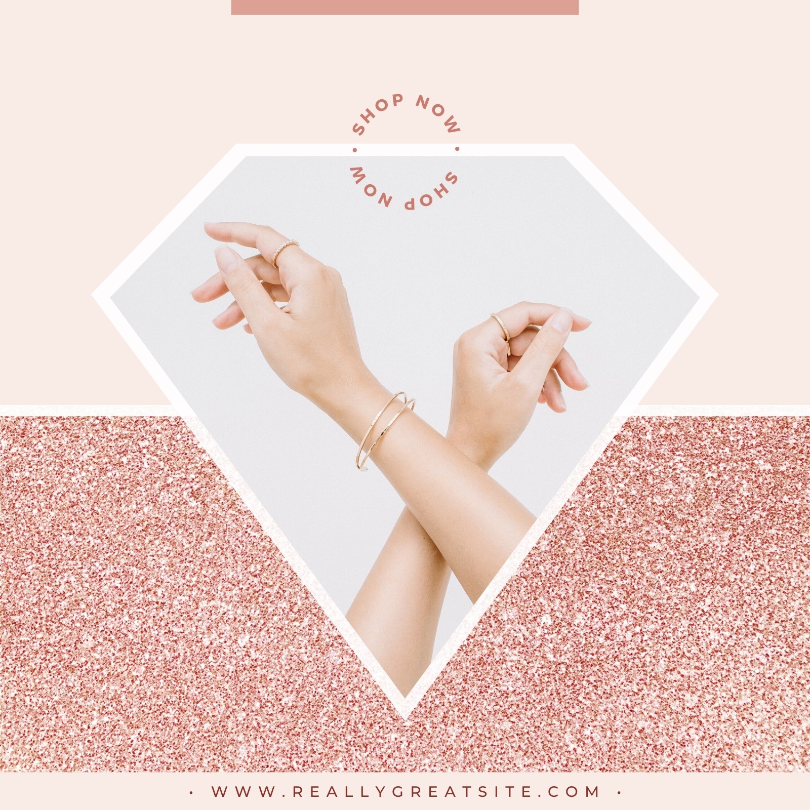 Free and customizable glitter templates