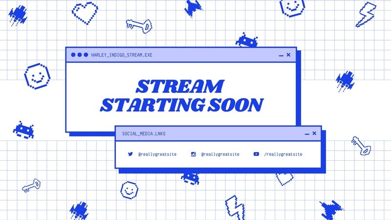 Twitch Starting Soon Screen Aesthetic