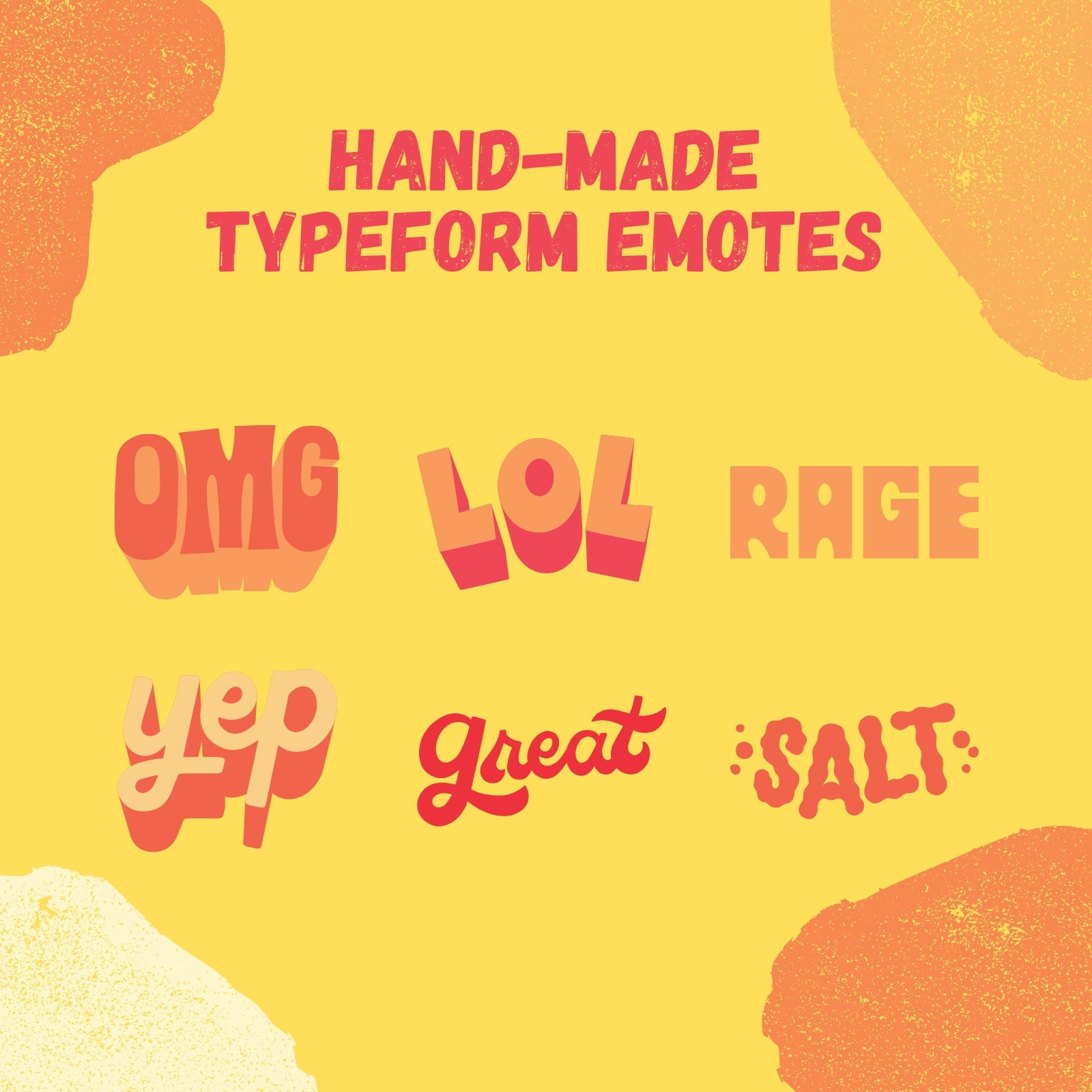 Orange Handmade Typeform Emote