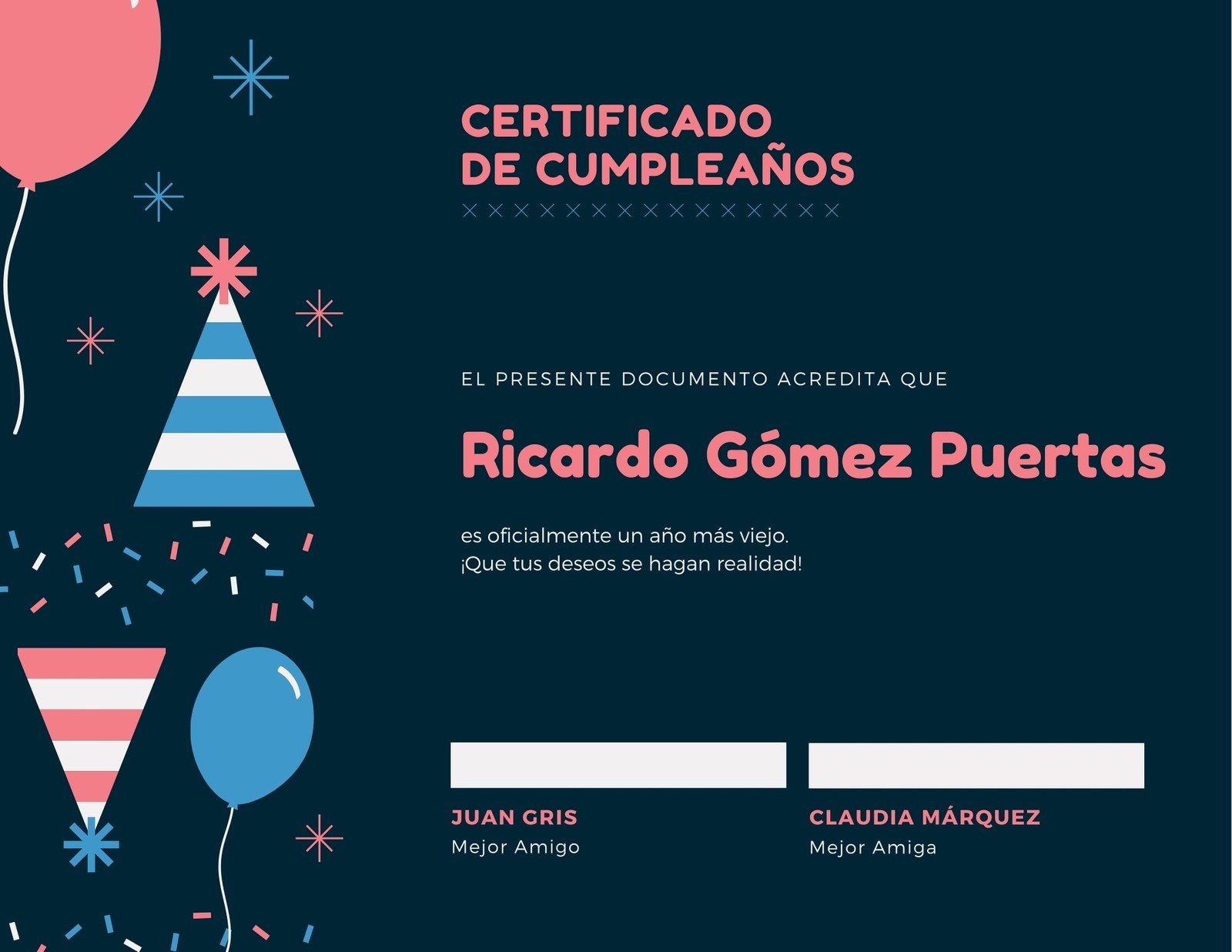 Total 71 Images Diploma De Feliz Cumpleaños Para Imprimir Viaterramx