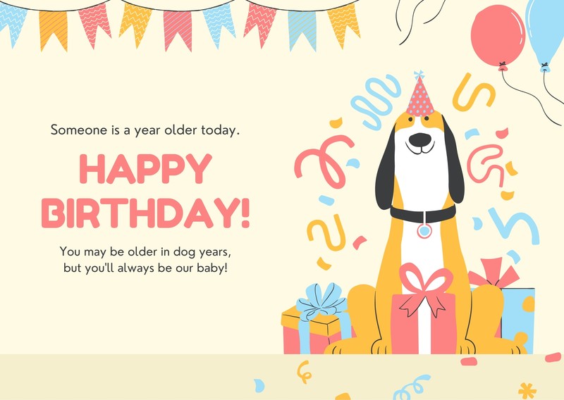 Free Custom Printable Birthday Card Templates Canva