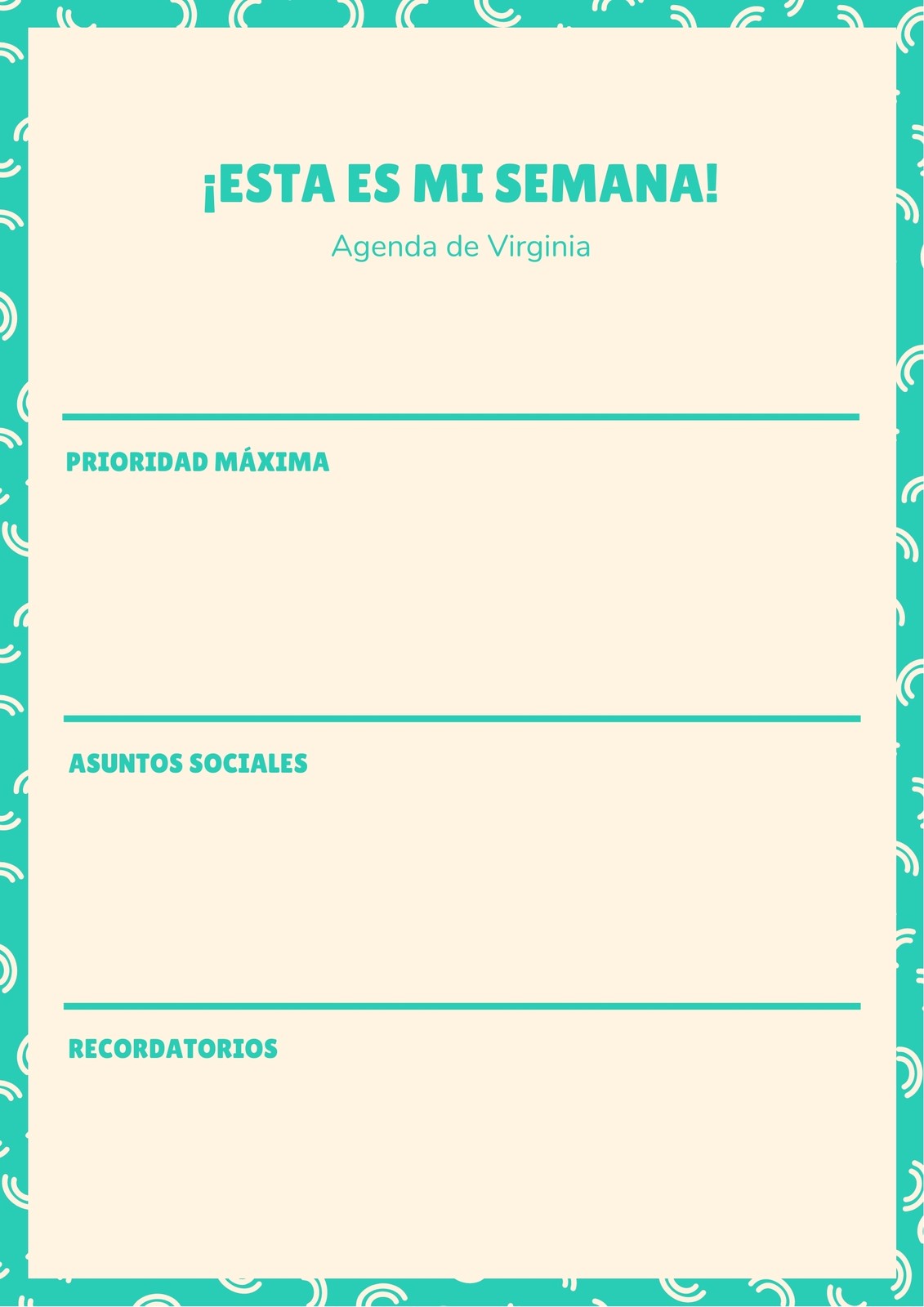 Plantillas De Plannings De Horario Semanal Editable Canva