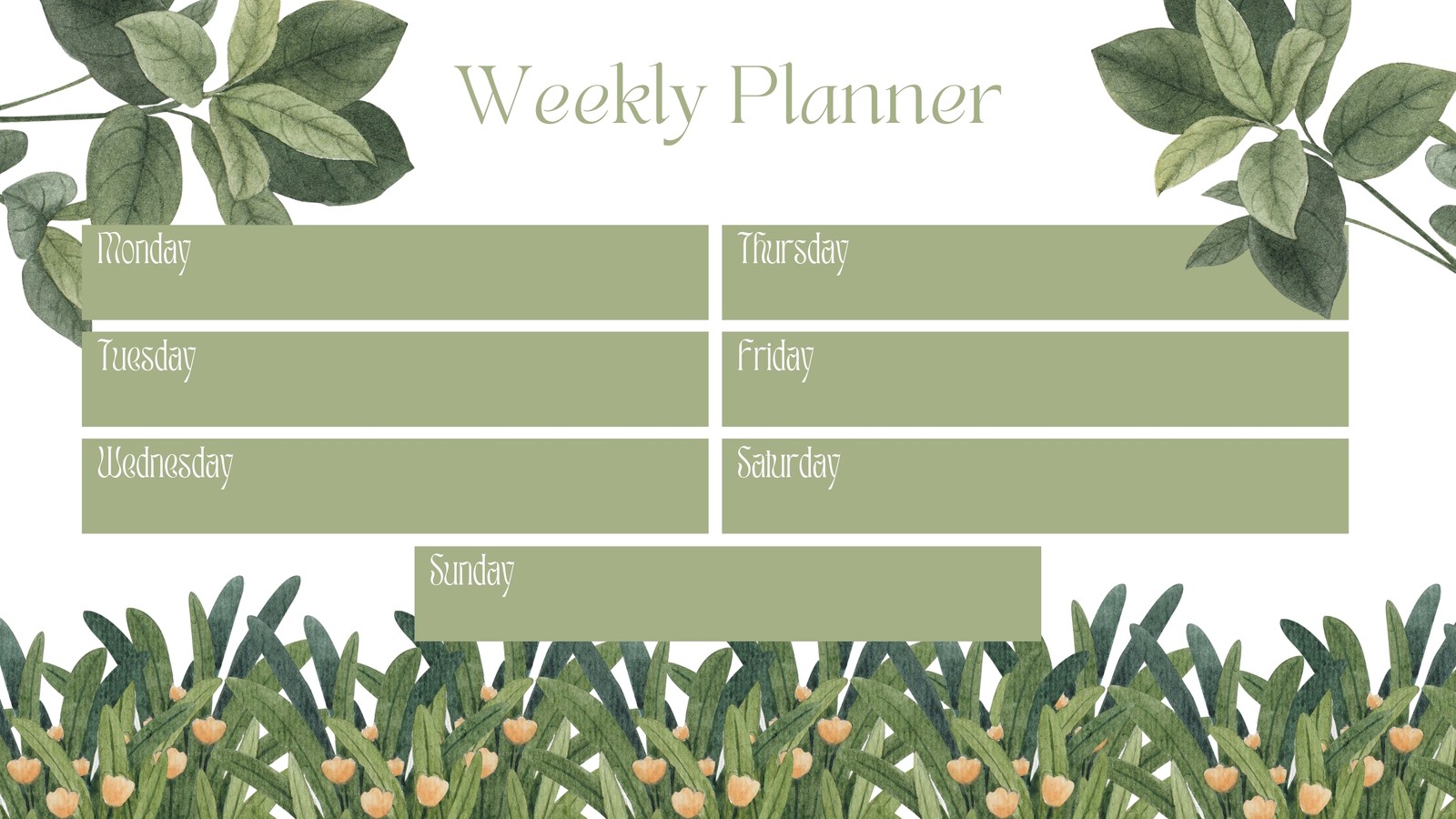 Page 3 - Free and customizable weekly planner templates | Canva