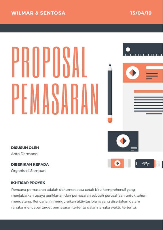 Hemat Waktu Dengan Contoh Proposal Pemasaran Canva 9373