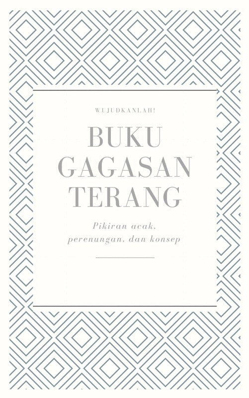 Desain Contoh Cover Buku Gratis - Canva