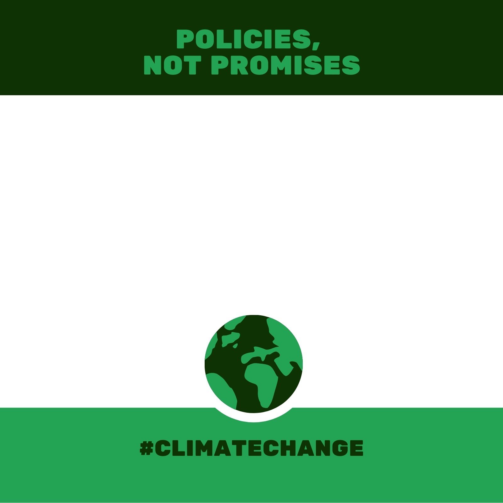 Green Earth Climate Change Facebook Profile Frame