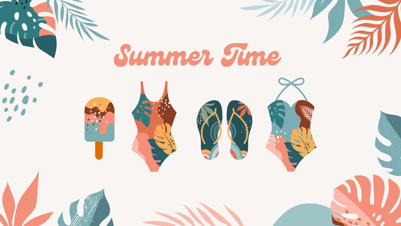 Free customizable summer Facebook covers