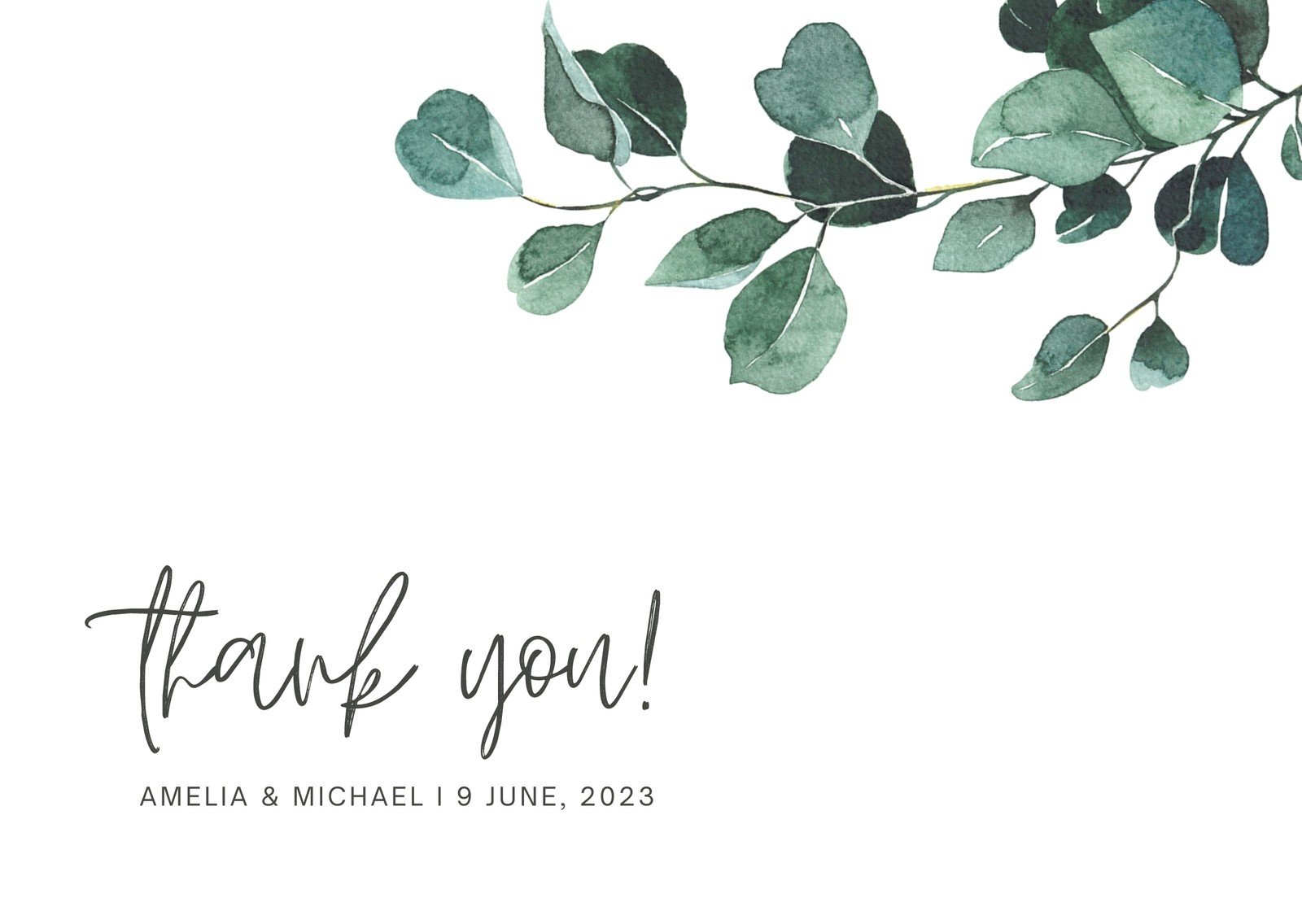 Page 6 - Printable, customizable thank you card templates | Canva